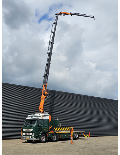 Volvo FM 460 8X2 / PALFINGER PK60002 /JIB / WINCH - Platós teherautó, Darus autó: 4 kép. Volvo FM 460 8X2 / PALFINGER PK60002 /JIB / WINCH - Platós teherautó, Darus autó: 4 kép.