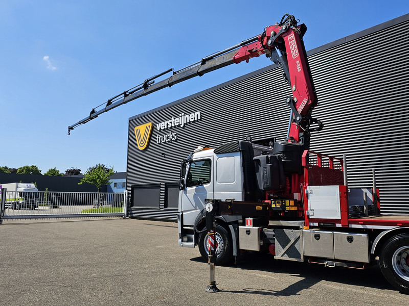 Volvo FM 460 8x4-4 / FASSI 36.5 t/m -8 x EXTENSION + WINCH - Platós teherautó, Darus autó: 3 kép. Volvo FM 460 8x4-4 / FASSI 36.5 t/m -8 x EXTENSION + WINCH - Platós teherautó, Darus autó: 3 kép.