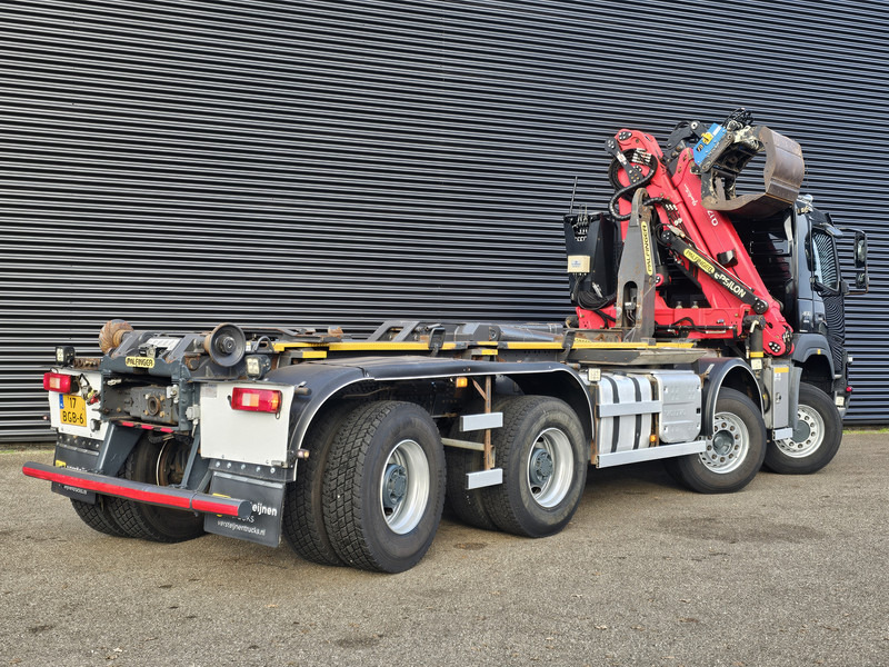 Volvo FM 460 8x6 / PALFINGER EPSILON / HOOKLIFT - Horgos rakodó teherautó, Darus autó: 5 kép. Volvo FM 460 8x6 / PALFINGER EPSILON / HOOKLIFT - Horgos rakodó teherautó, Darus autó: 5 kép.