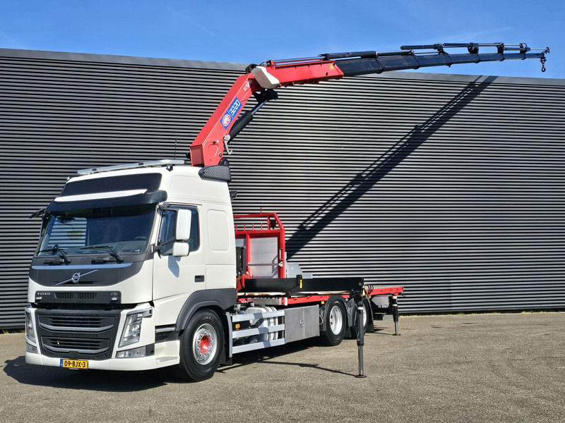 Volvo FM500 / 6x2 / HMF 32TM / CRANE/KRAN - Darus autó: 1 kép. Volvo FM500 / 6x2 / HMF 32TM / CRANE/KRAN - Darus autó: 1 kép.