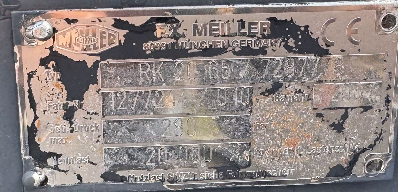 Meiller Abrollaufbau RK 20,65 - Horgos rakodó teherautó: 3 kép. Meiller Abrollaufbau RK 20,65 - Horgos rakodó teherautó: 3 kép.