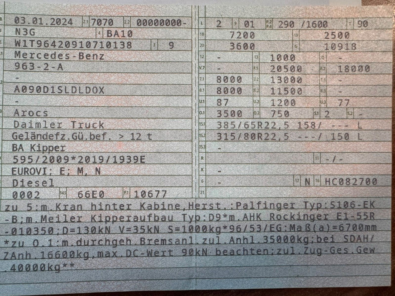 Mercedes-Benz 1840 2140 4X2 Kipper % Kran mit Funk Top Zust. - Billenőplatós teherautó: 2 kép. Mercedes-Benz 1840 2140 4X2 Kipper % Kran mit Funk Top Zust. - Billenőplatós teherautó: 2 kép.