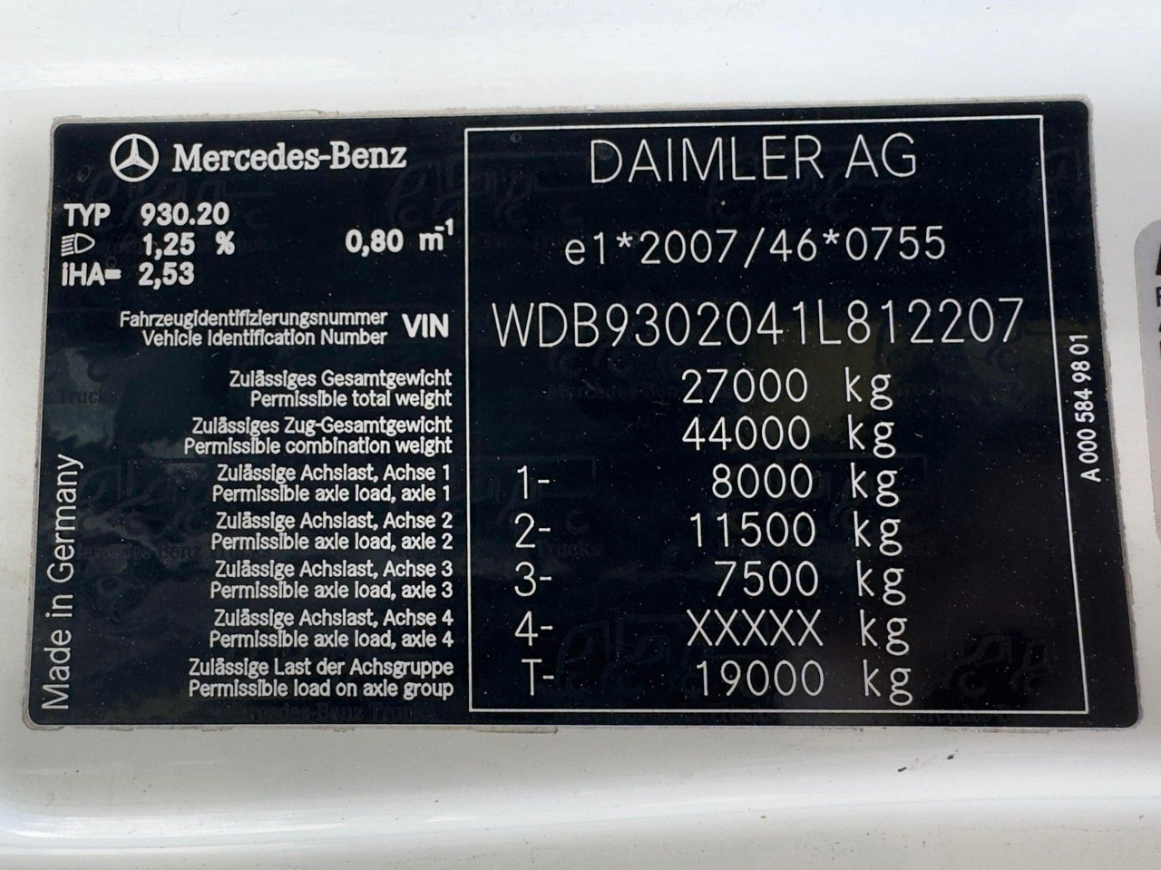 Mercedes-Benz 2541 6x2 ARK Meiller 20.65 | ATLA 120.2E mit 5&6 - Darus autó: 4 kép. Mercedes-Benz 2541 6x2 ARK Meiller 20.65 | ATLA 120.2E mit 5&6 - Darus autó: 4 kép.