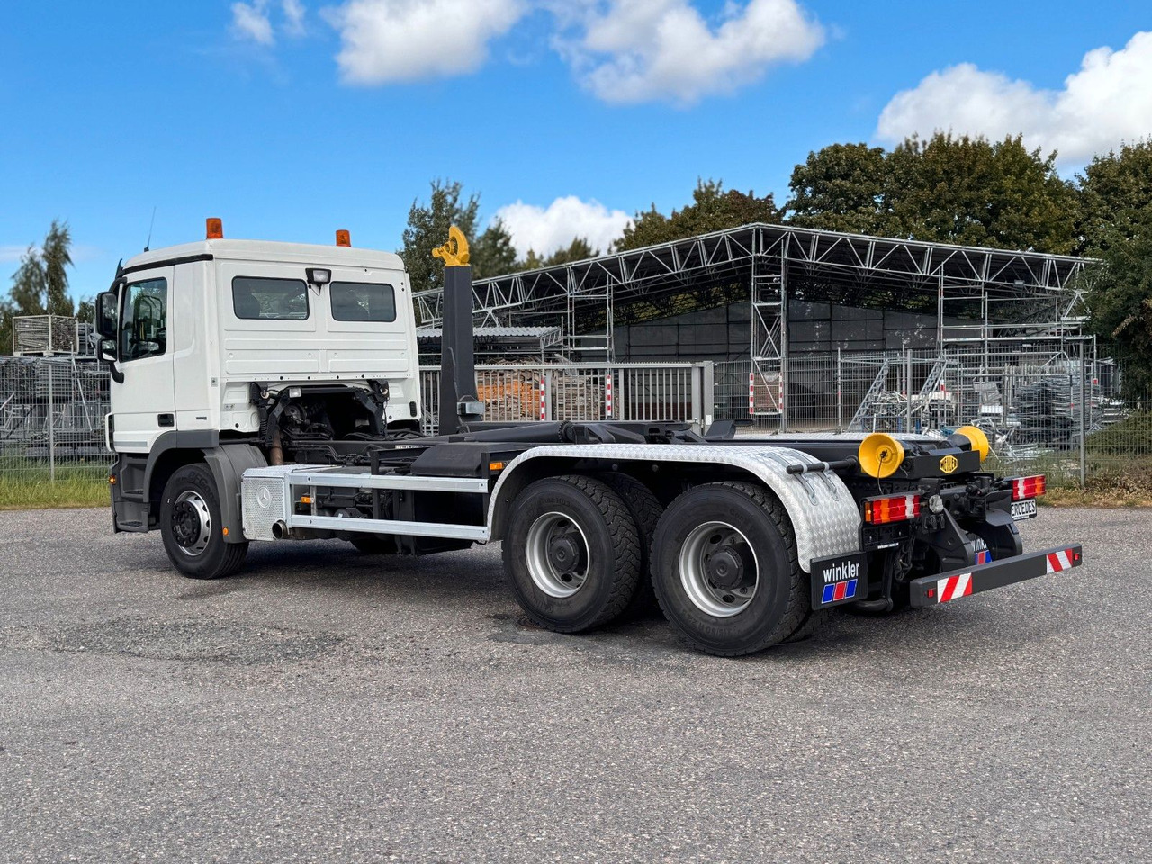 Horgos rakodó teherautó Mercedes-Benz 2641 6X4 Retarder Meiller mit Funk Top Zust: 1 kép.