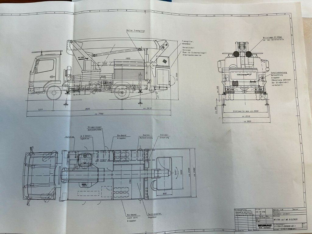 Mercedes-Benz 815 4x2 Hubarbeitsbühne Wumag 170 high 17 m Mercedes-Benz 815 4x2 Hubarbeitsbühne Wumag 170 high 17 m - Emelőkosaras teherautó, Kisteherautó: 5 kép. Mercedes-Benz 815 4x2 Hubarbeitsbühne Wumag 170 high 17 m Mercedes-Benz 815 4x2 Hubarbeitsbühne Wumag 170 high 17 m - Emelőkosaras teherautó, Kisteherautó: 5 kép.