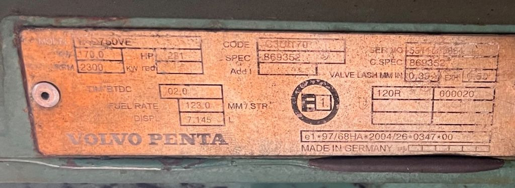 VOLVO PENTA & DANA SPICER Top Zustand - Motor - Teherautó: 2 kép. VOLVO PENTA & DANA SPICER Top Zustand - Motor - Teherautó: 2 kép.