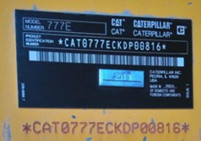 CAT 777E - Bánya teherautó: 5 kép. CAT 777E - Bánya teherautó: 5 kép.