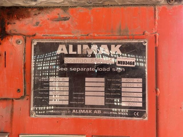 Alimak Scando 650 FC - Konténerház: 5 kép. Alimak Scando 650 FC - Konténerház: 5 kép.
