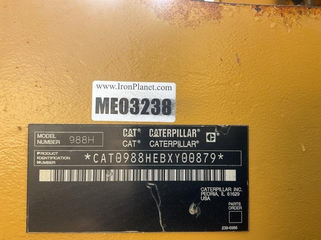 CAT 988H - Gumikerekes homlokrakodó: 5 kép. CAT 988H - Gumikerekes homlokrakodó: 5 kép.