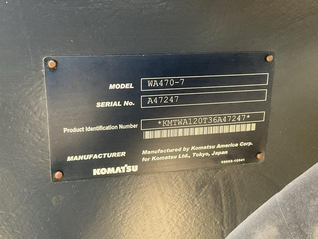 Komatsu WA470-7 - Gumikerekes homlokrakodó: 5 kép. Komatsu WA470-7 - Gumikerekes homlokrakodó: 5 kép.