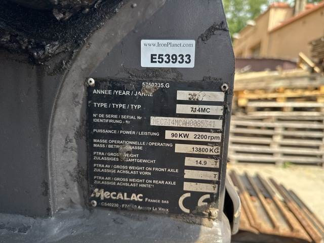 Mecalac 714MC - Lánctalpas kotró: 5 kép. Mecalac 714MC - Lánctalpas kotró: 5 kép.