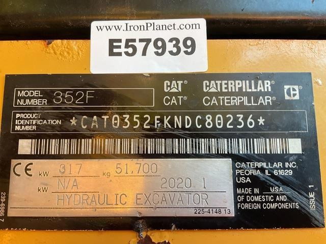 CAT 352F - Lánctalpas kotró: 5 kép. CAT 352F - Lánctalpas kotró: 5 kép.
