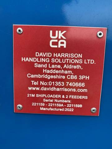 David Harrison Handling Solutions Ltd 21M Shiploader - Kikötői berendezés: 4 kép. David Harrison Handling Solutions Ltd 21M Shiploader - Kikötői berendezés: 4 kép.