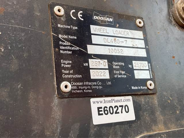 Doosan DL480-7 - Gumikerekes homlokrakodó: 5 kép. Doosan DL480-7 - Gumikerekes homlokrakodó: 5 kép.