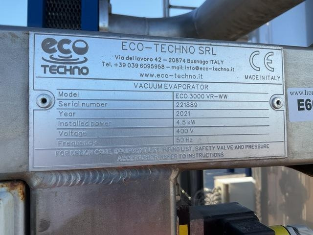 Eco-Techno SRL RF3000C - Tartály: 5 kép. Eco-Techno SRL RF3000C - Tartály: 5 kép.
