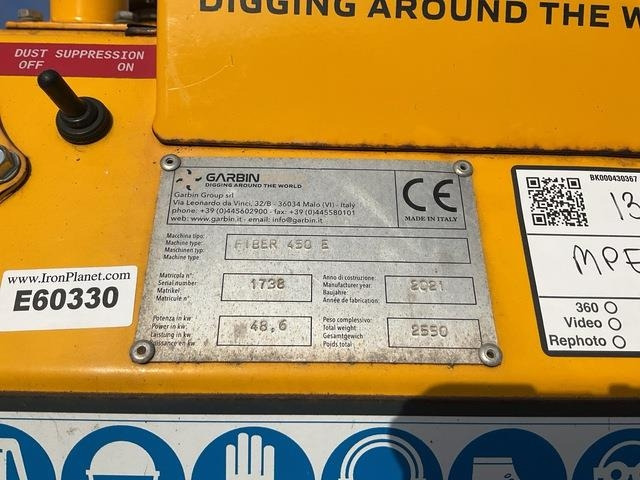 Garbin Fiber 450E - Árokásó: 5 kép. Garbin Fiber 450E - Árokásó: 5 kép.