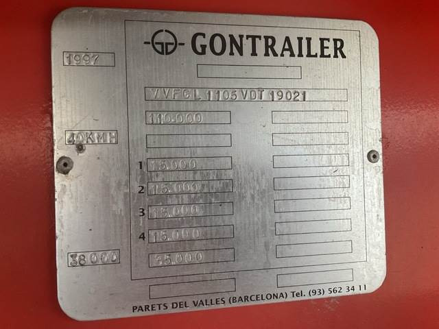 Gontrailer GL1105 - Félpótkocsi mélybölcsős: 5 kép. Gontrailer GL1105 - Félpótkocsi mélybölcsős: 5 kép.