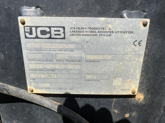 JCB HD110WTT4 - Gumikerekes kotró: 5 kép. JCB HD110WTT4 - Gumikerekes kotró: 5 kép.