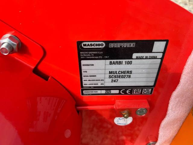Maschio Gaspardo Barbi 100 HA20 - Szárzúzó: 5 kép. Maschio Gaspardo Barbi 100 HA20 - Szárzúzó: 5 kép.