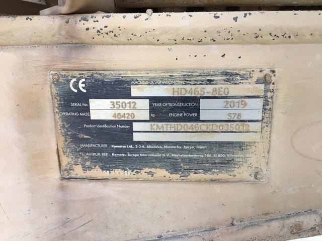 Komatsu HD465-8EO - Bánya teherautó: 5 kép. Komatsu HD465-8EO - Bánya teherautó: 5 kép.
