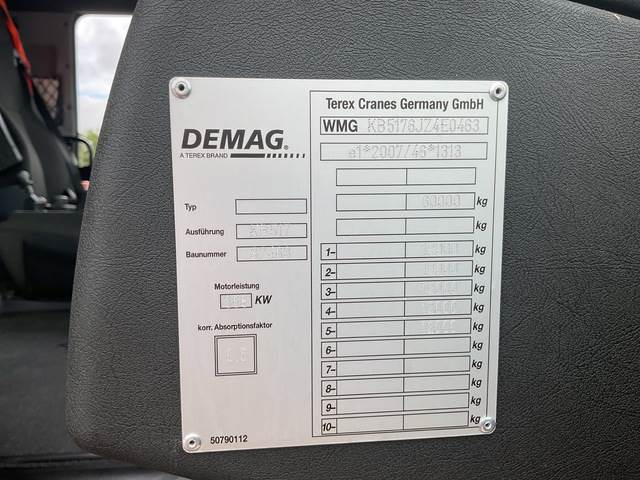 Terex Demag AC250-5 - Terepjáró autódaru: 5 kép. Terex Demag AC250-5 - Terepjáró autódaru: 5 kép.