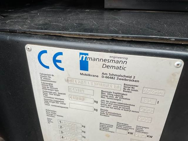 Terepjáró autódaru Terex Demag AC80-1: 6 kép.