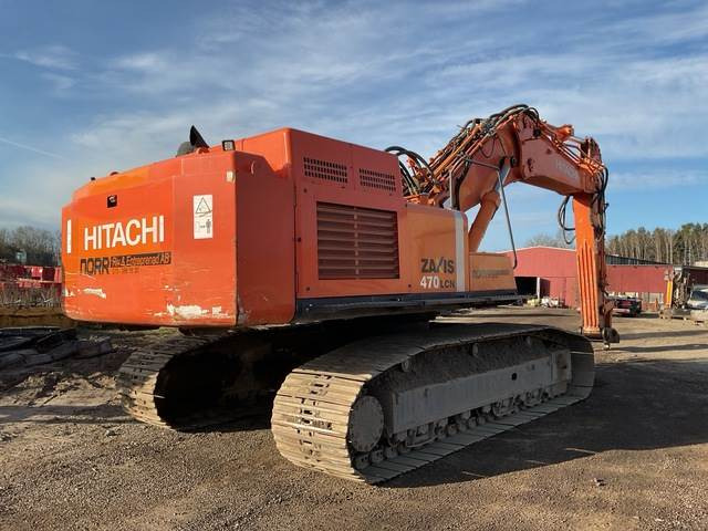 Hitachi ZX470LCH-3 - Lánctalpas kotró: 3 kép. Hitachi ZX470LCH-3 - Lánctalpas kotró: 3 kép.