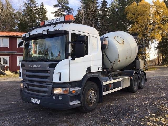 Scania P420LB - Betonmixer: 1 kép. Scania P420LB - Betonmixer: 1 kép.