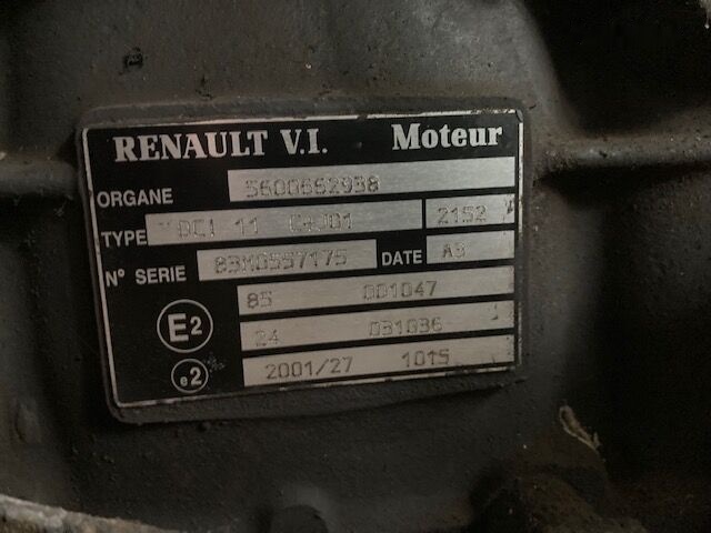 Renault DCI 11 for Renault DCI11 truck for parts - Motor - Teherautó: 3 kép. Renault DCI 11 for Renault DCI11 truck for parts - Motor - Teherautó: 3 kép.