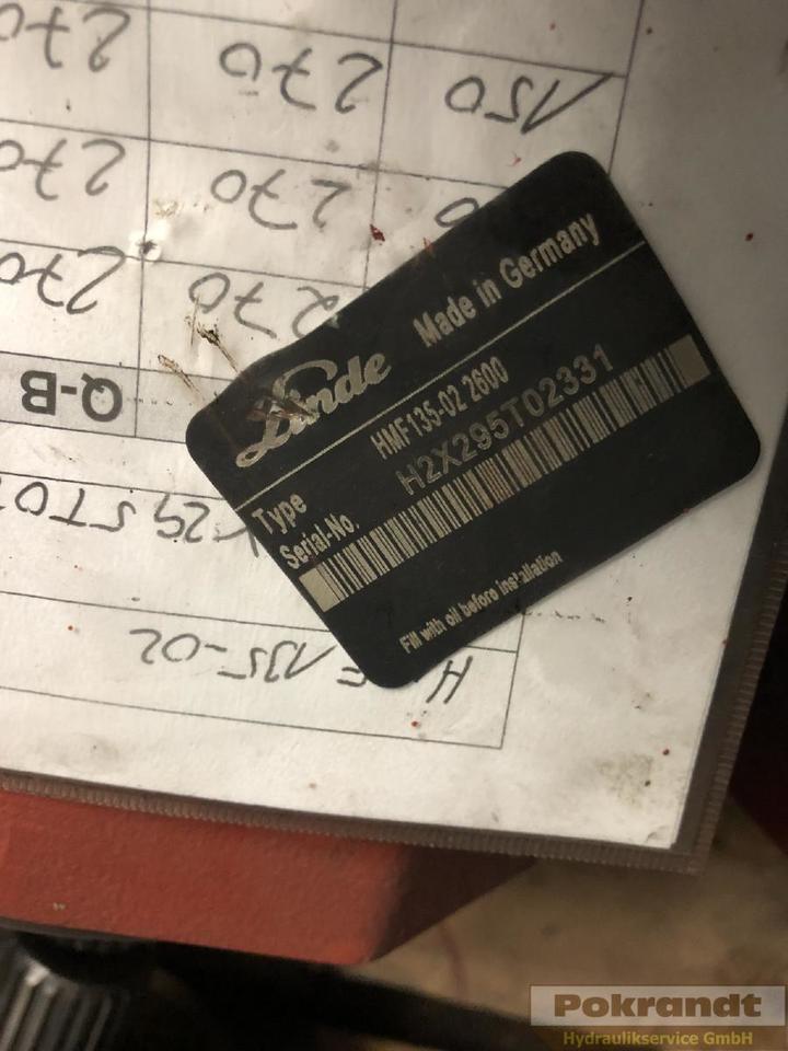 Linde HMF 135 02 2600 - Hidraulikus motor: 2 kép. Linde HMF 135 02 2600 - Hidraulikus motor: 2 kép.