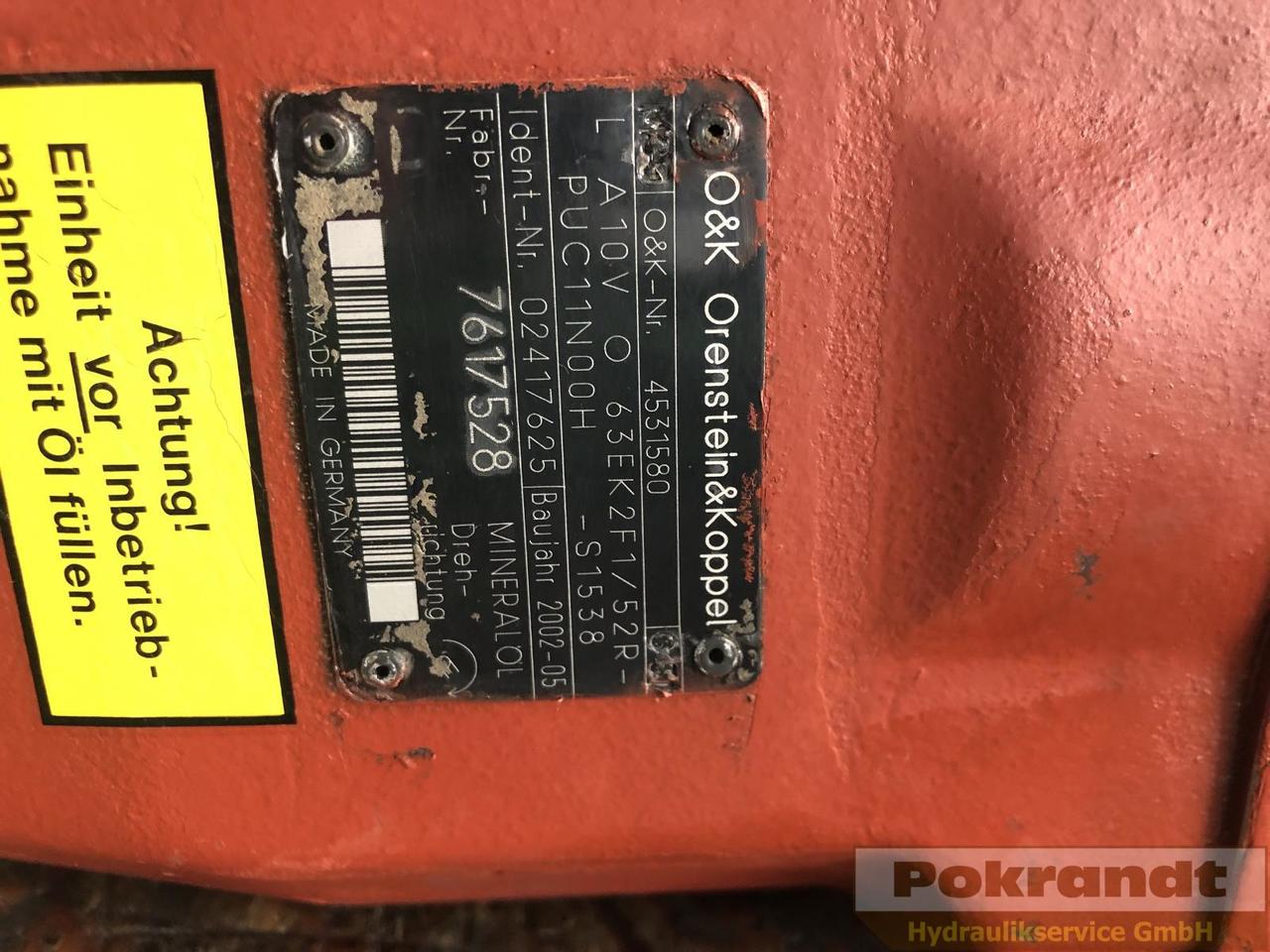 Rexroth A10VO63EK2F1-52R-PUC11N00H-S1538 - Hidraulikus szivattyú: 2 kép. Rexroth A10VO63EK2F1-52R-PUC11N00H-S1538 - Hidraulikus szivattyú: 2 kép.