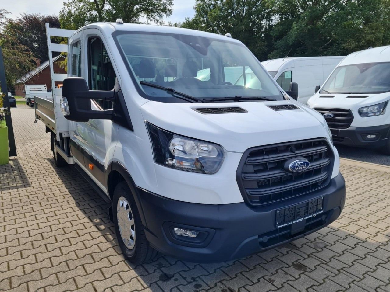 Ford Transit 350 Doka L3 L4 Trend RWD AHK KLIMA TEMPOMAT - Platós kisteherautó, Duplakabinos kisteherautó: 3 kép. Ford Transit 350 Doka L3 L4 Trend RWD AHK KLIMA TEMPOMAT - Platós kisteherautó, Duplakabinos kisteherautó: 3 kép.