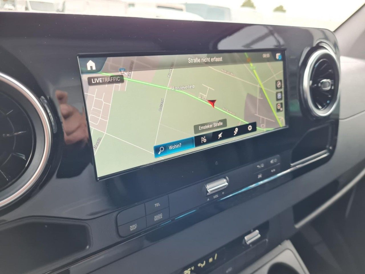 Billenőplatós kisteherautó Mercedes-Benz Sprinter 317 CDI 3 Seiten kipper RWD AHK LED NAV: 16 kép.