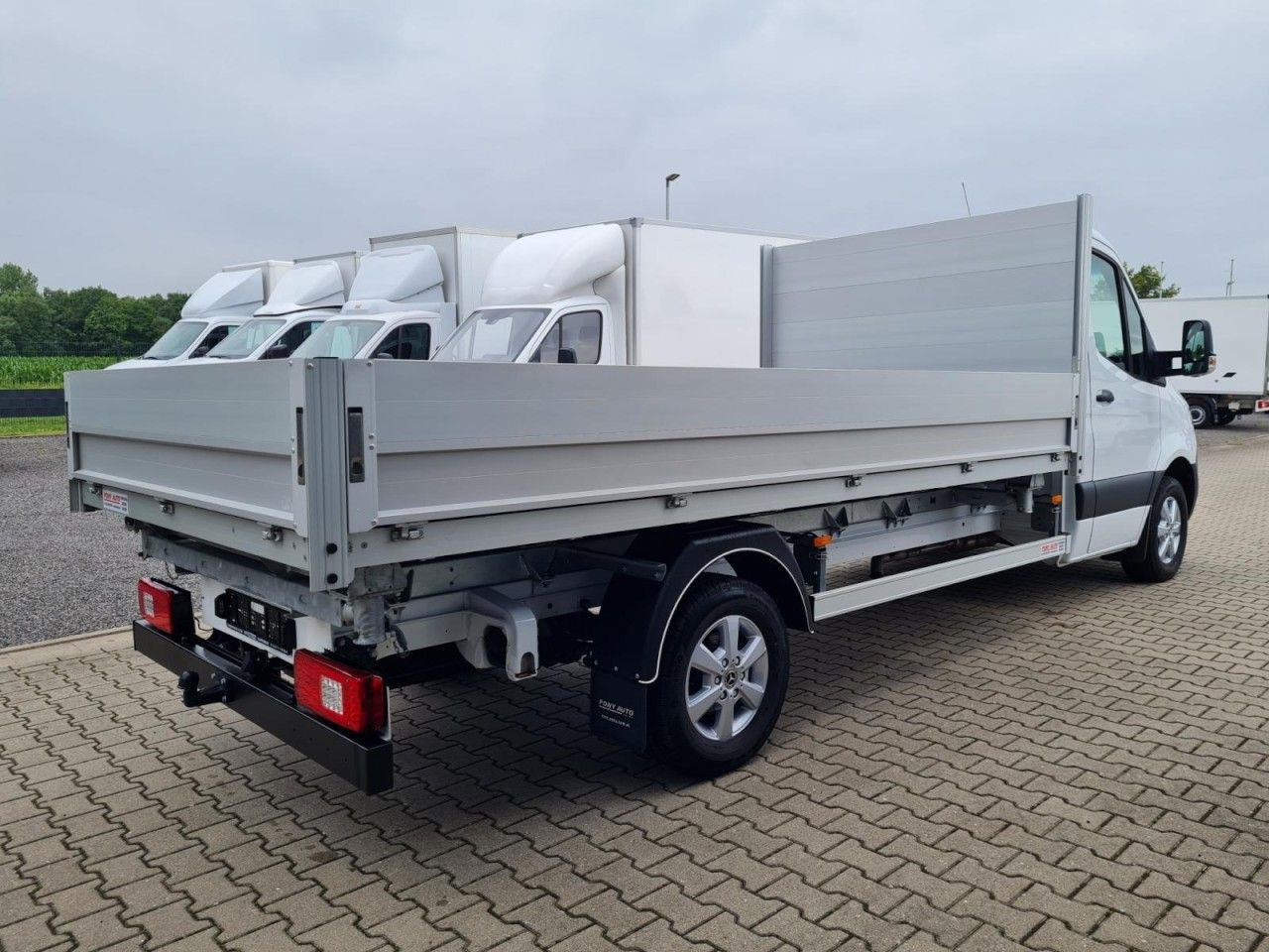 Billenőplatós kisteherautó Mercedes-Benz Sprinter 317 CDI 3 Seiten kipper RWD AHK LED NAV: 6 kép.