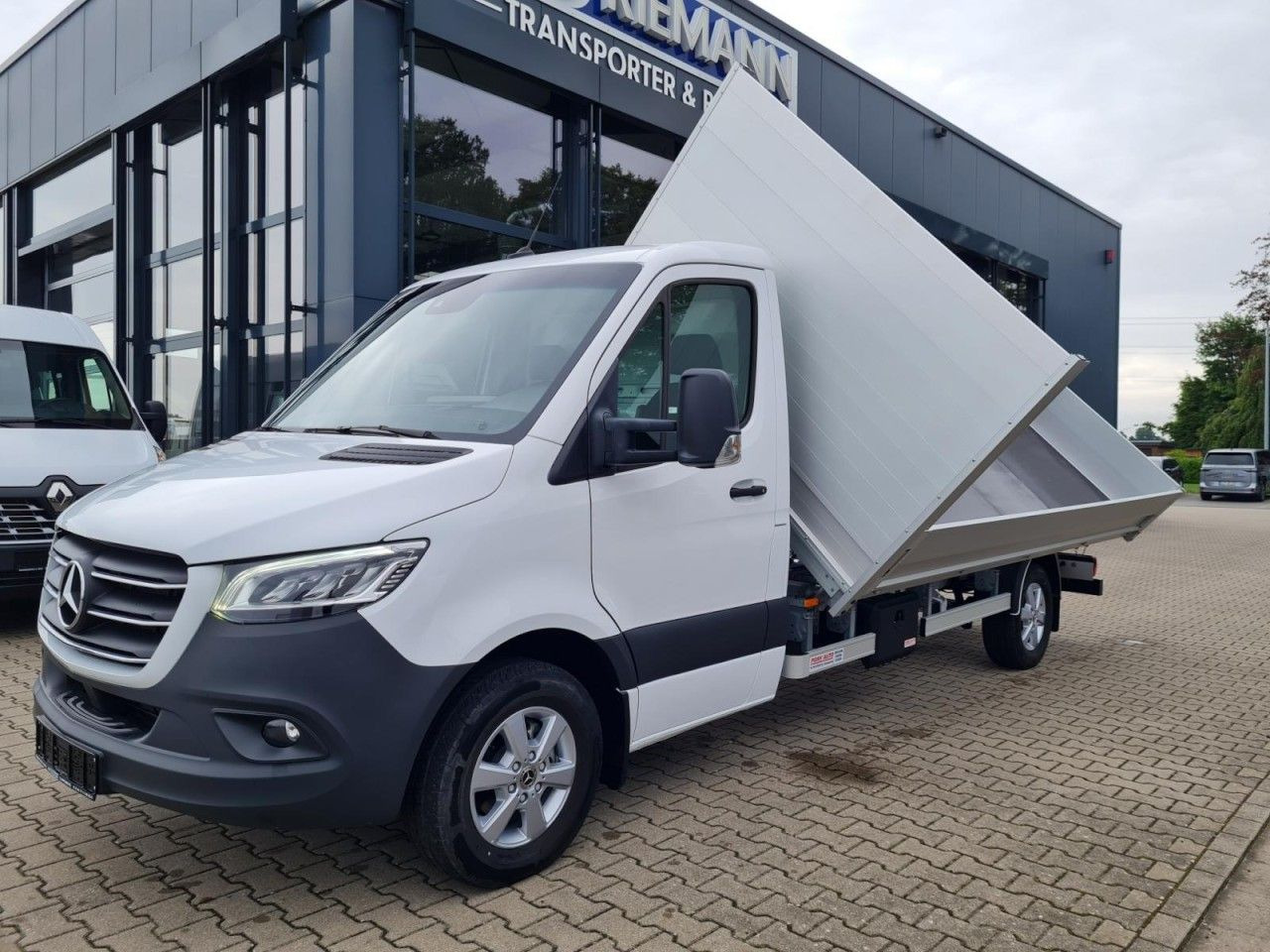 Billenőplatós kisteherautó Mercedes-Benz Sprinter 317 CDI 3 Seiten kipper RWD AHK LED NAV: 23 kép.