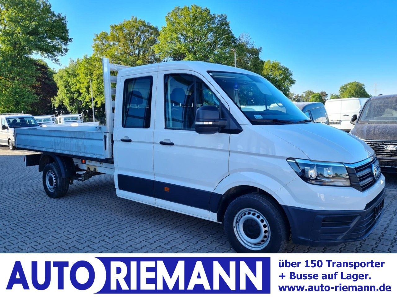 Volkswagen Crafter 35 Doka TDI lang AHK Klima - Platós kisteherautó, Duplakabinos kisteherautó: 1 kép. Volkswagen Crafter 35 Doka TDI lang AHK Klima - Platós kisteherautó, Duplakabinos kisteherautó: 1 kép.