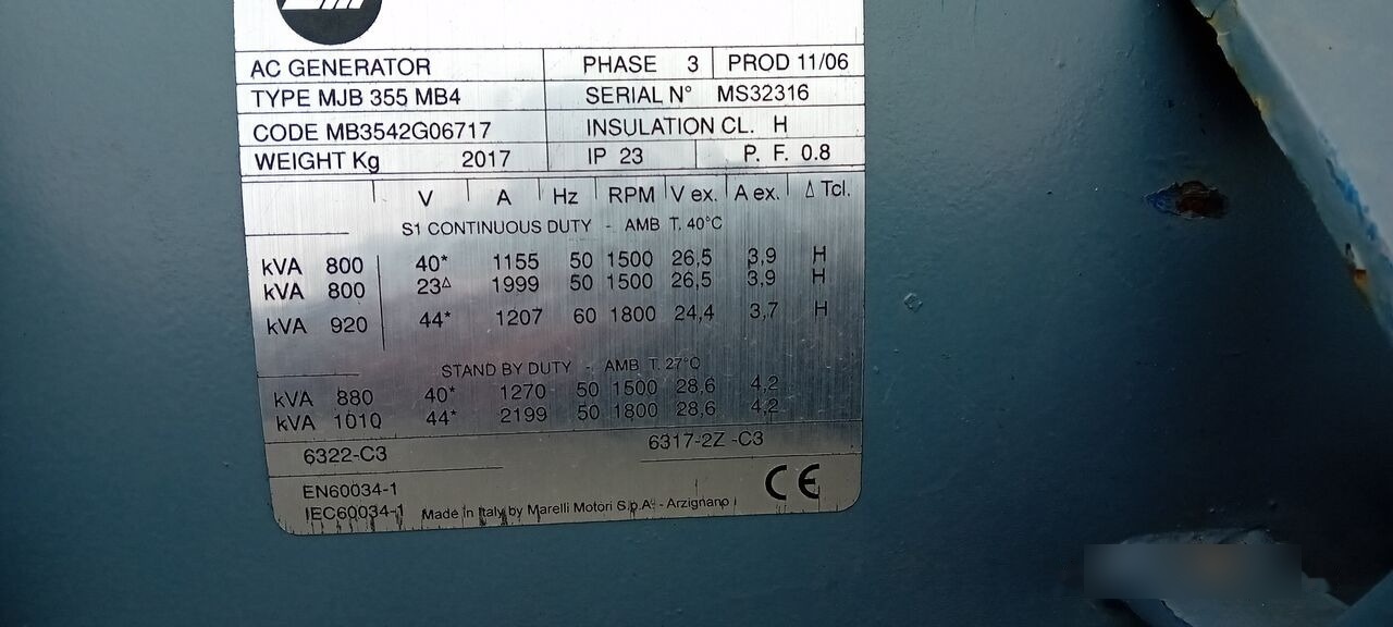 MAN Agregat Prądotwórczy Generator Stamford MAN DIESEL 640 kw 800 - Áramfejlesztő: 5 kép. MAN Agregat Prądotwórczy Generator Stamford MAN DIESEL 640 kw 800 - Áramfejlesztő: 5 kép.