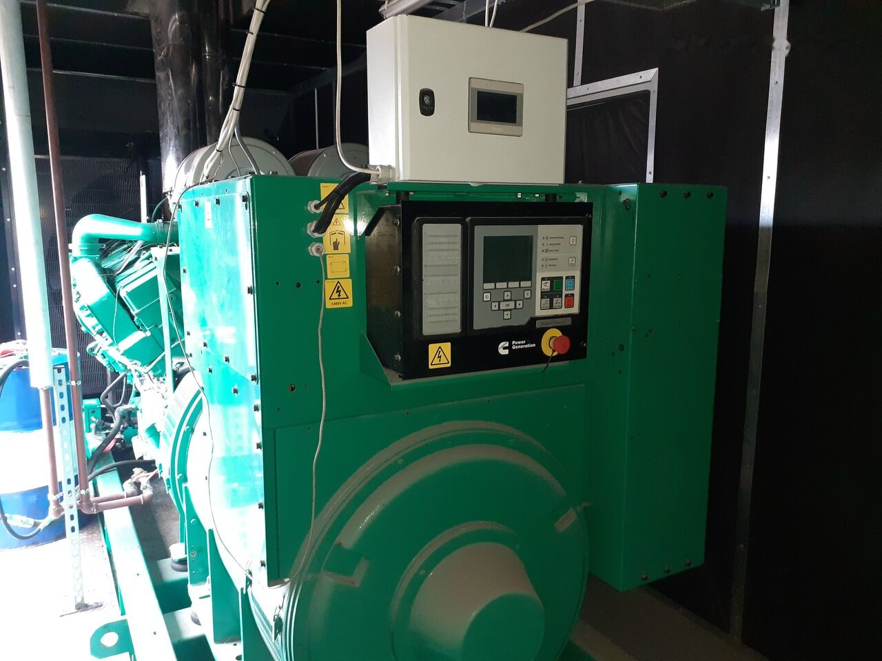 Új Áramfejlesztő MAN MAN Generator Set Stamford 640 KW 800 KVA Diesel, 2017 Model, 931 HP, 8000 kg, Low Hours, For Sale in Poland: 43 kép.