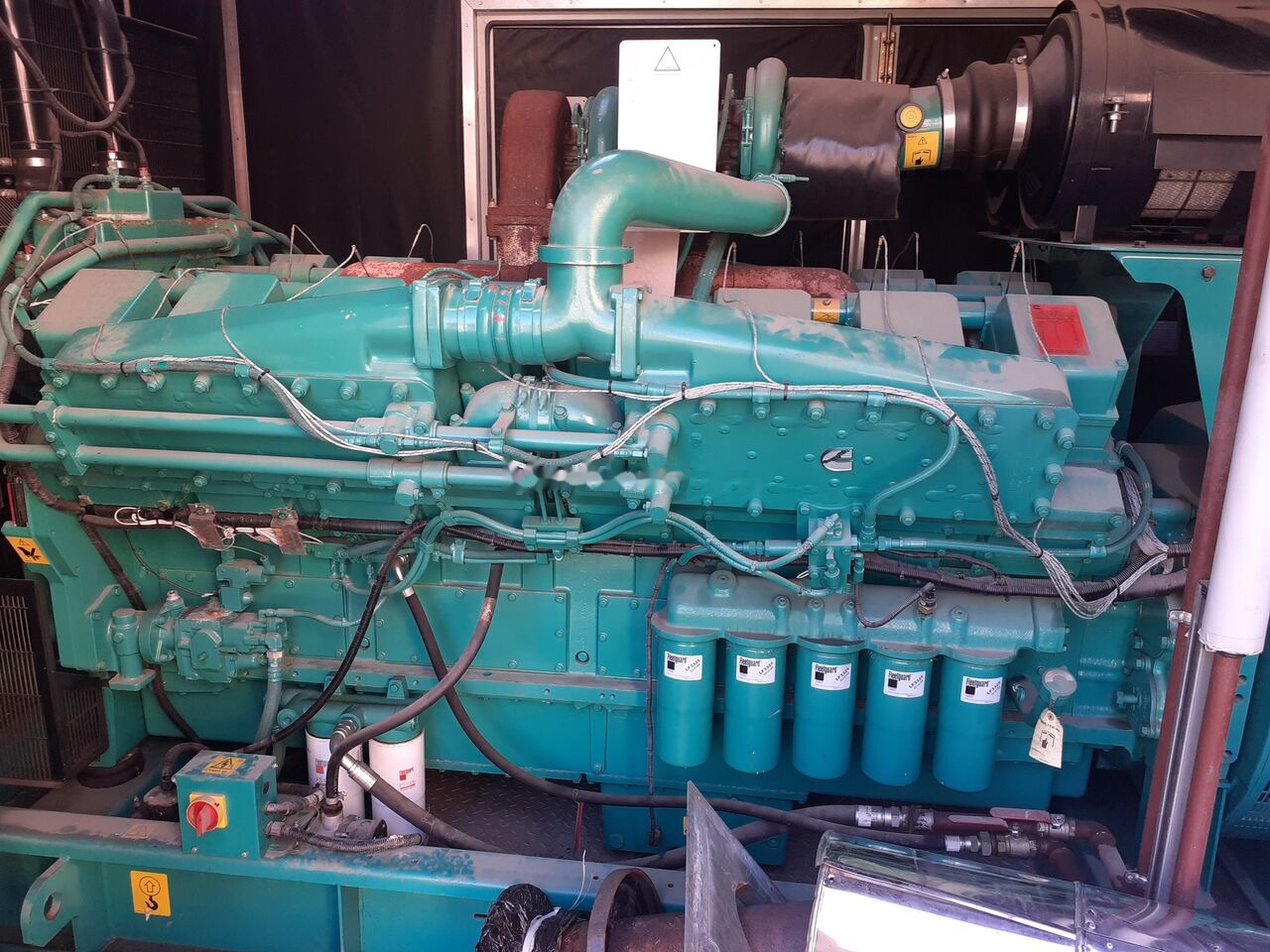 Új Áramfejlesztő MAN MAN Generator Set Stamford 640 KW 800 KVA Diesel, 2017 Model, 931 HP, 8000 kg, Low Hours, For Sale in Poland: 48 kép.