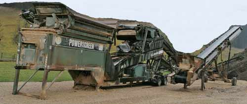 Powerscreen Commander 1400 – Wheel-mobile screening plant / Radmobile Siebanlage - Osztályozó berendezés: 1 kép. Powerscreen Commander 1400 – Wheel-mobile screening plant / Radmobile Siebanlage - Osztályozó berendezés: 1 kép.