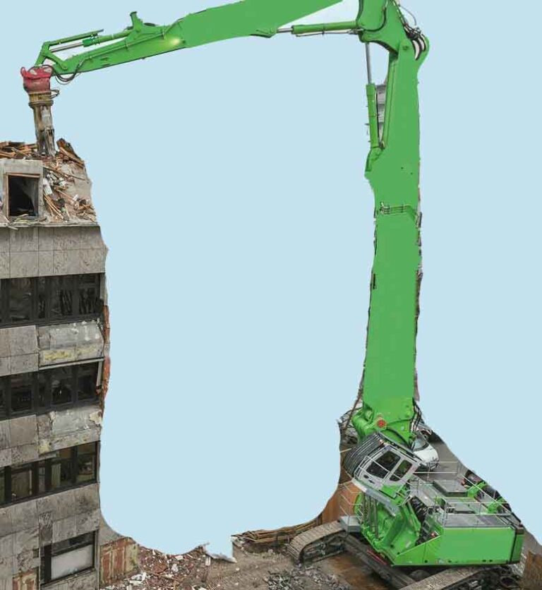 Sennebogen 870 Demolition – Demolition excavator / Abbruch-Bagger - Kotrógép: 1 kép. Sennebogen 870 Demolition – Demolition excavator / Abbruch-Bagger - Kotrógép: 1 kép.