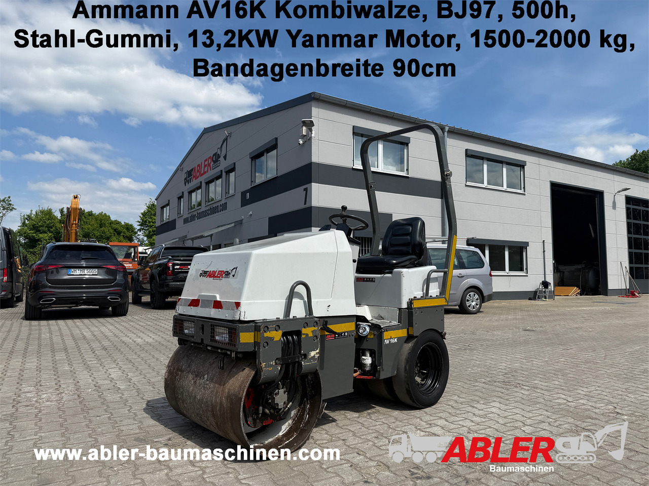 Ammann AV16K Kombiwalze - Henger: 1 kép. Ammann AV16K Kombiwalze - Henger: 1 kép.