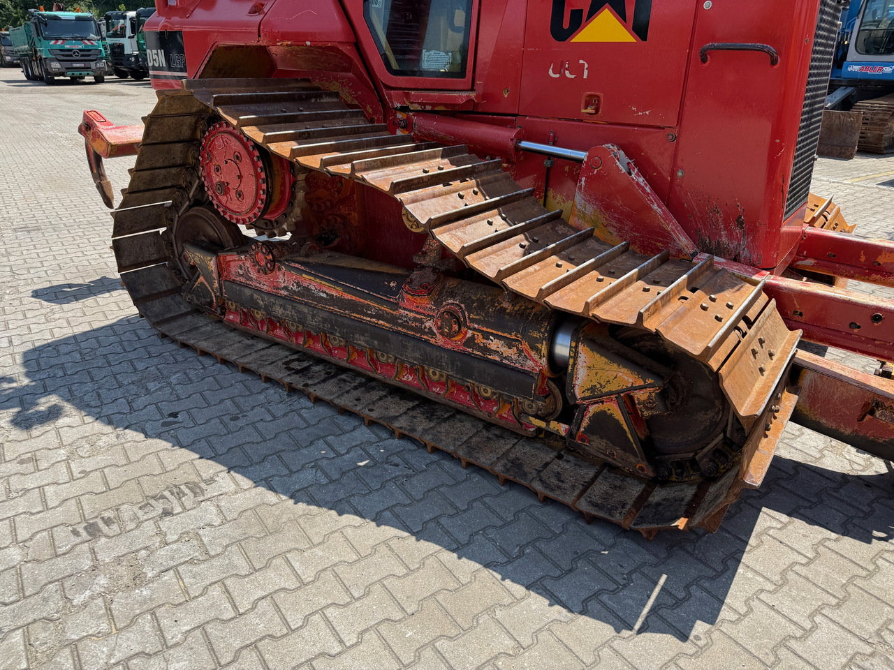 Buldózer CATERPILLAR D5N FTC LGP Raupe mit 6-Wege + Heckaufreißer: 14 kép.