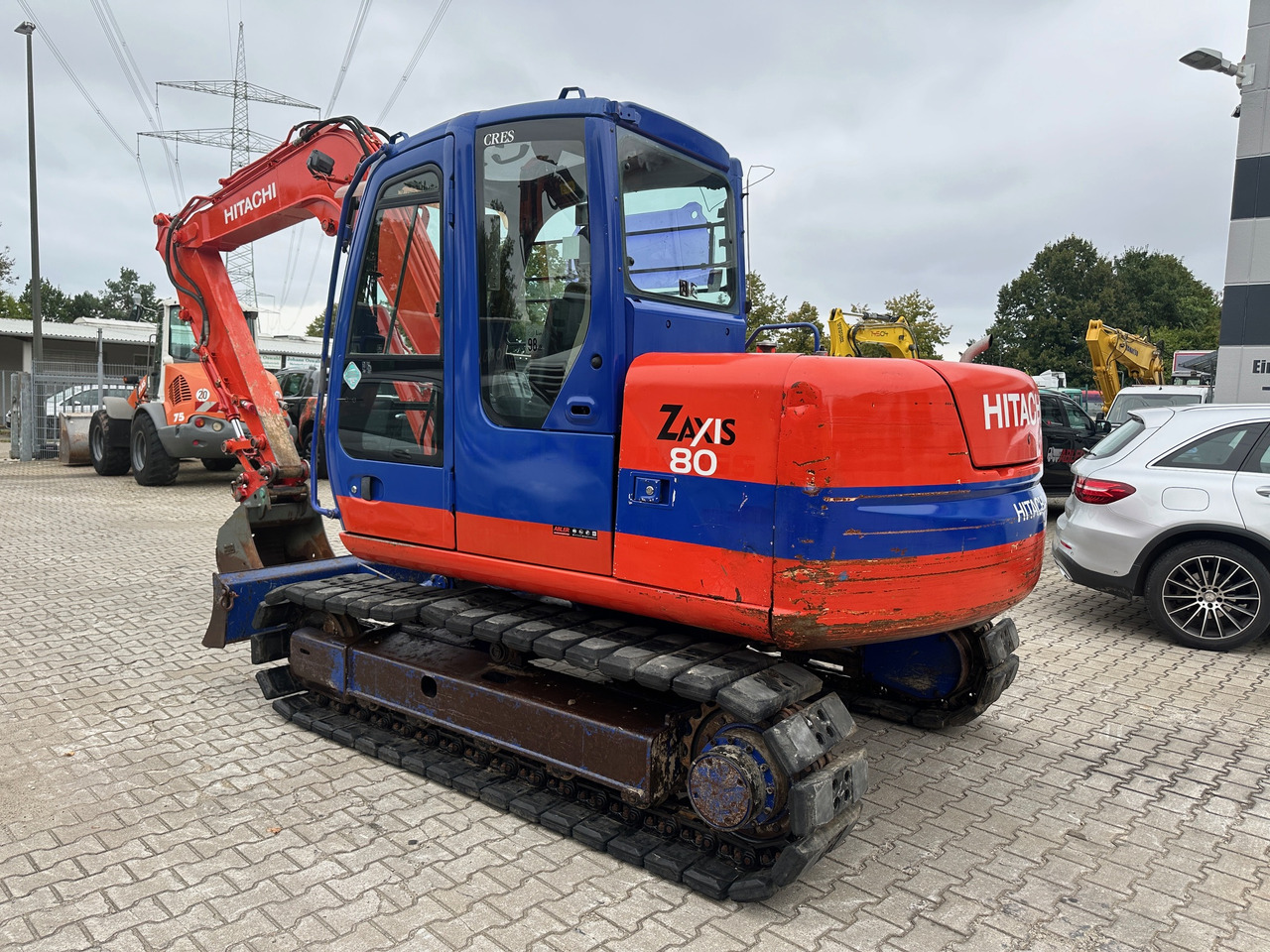 Hitachi ZX80 SBLC Kettenbagger MS08 SW Klima - Kotrógép: 5 kép. Hitachi ZX80 SBLC Kettenbagger MS08 SW Klima - Kotrógép: 5 kép.