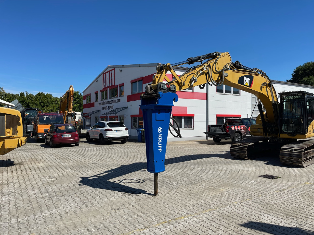 Krupp HM720V Baggerhammer 15-25t - Hidraulikus törőfej - Építőipari gépek: 2 kép. Krupp HM720V Baggerhammer 15-25t - Hidraulikus törőfej - Építőipari gépek: 2 kép.