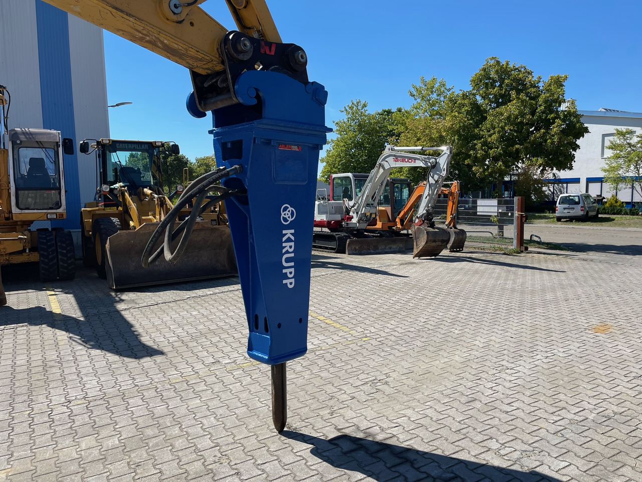 Krupp HM720V Baggerhammer 15-25t - Hidraulikus törőfej - Építőipari gépek: 5 kép. Krupp HM720V Baggerhammer 15-25t - Hidraulikus törőfej - Építőipari gépek: 5 kép.