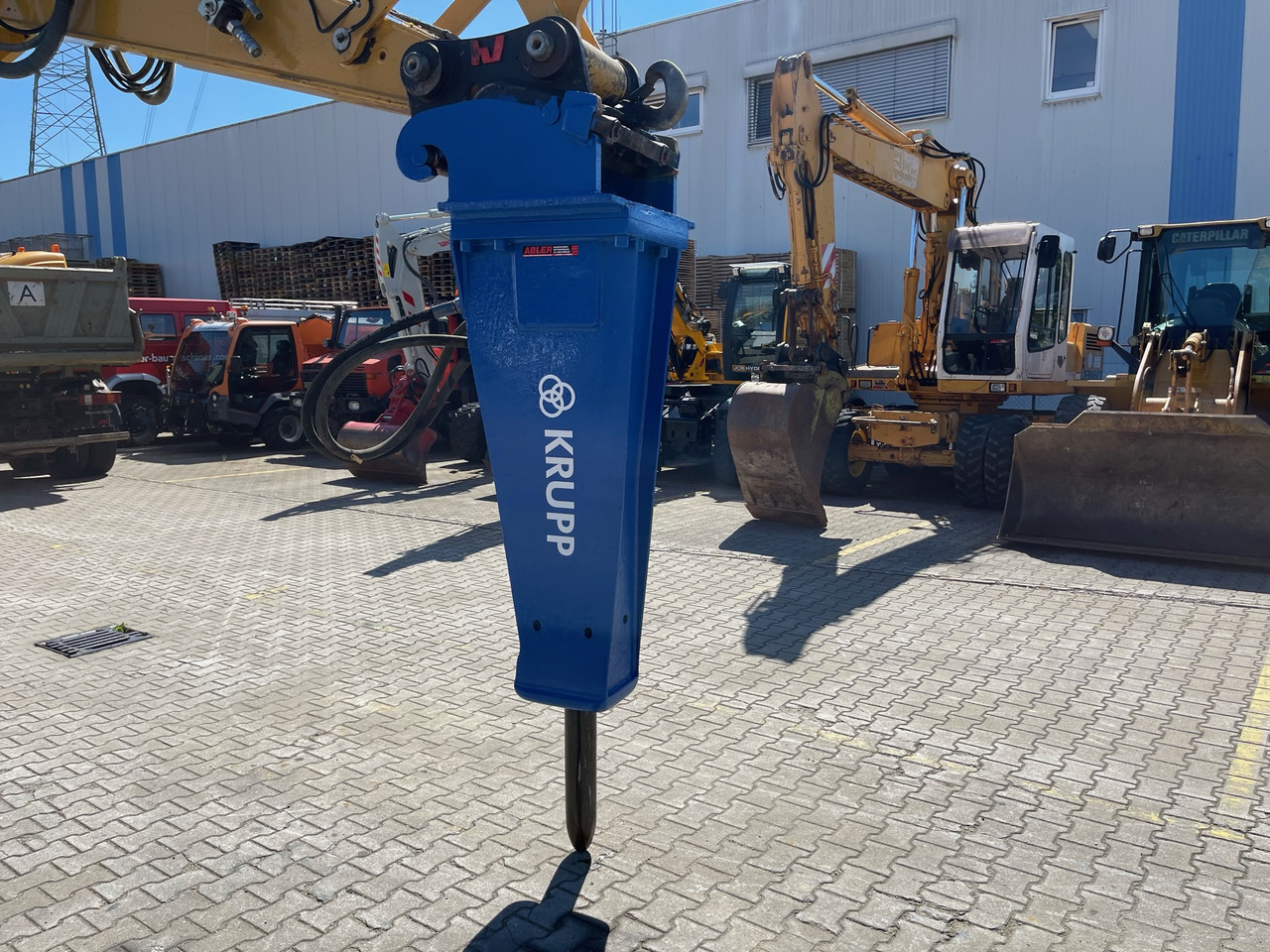 Krupp HM720V Baggerhammer 15-25t - Hidraulikus törőfej - Építőipari gépek: 4 kép. Krupp HM720V Baggerhammer 15-25t - Hidraulikus törőfej - Építőipari gépek: 4 kép.