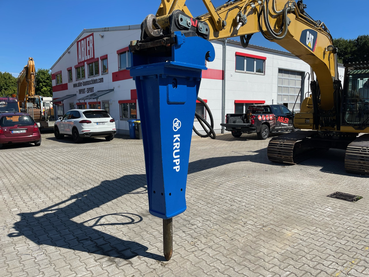 Krupp HM720V Baggerhammer 15-25t - Hidraulikus törőfej - Építőipari gépek: 3 kép. Krupp HM720V Baggerhammer 15-25t - Hidraulikus törőfej - Építőipari gépek: 3 kép.
