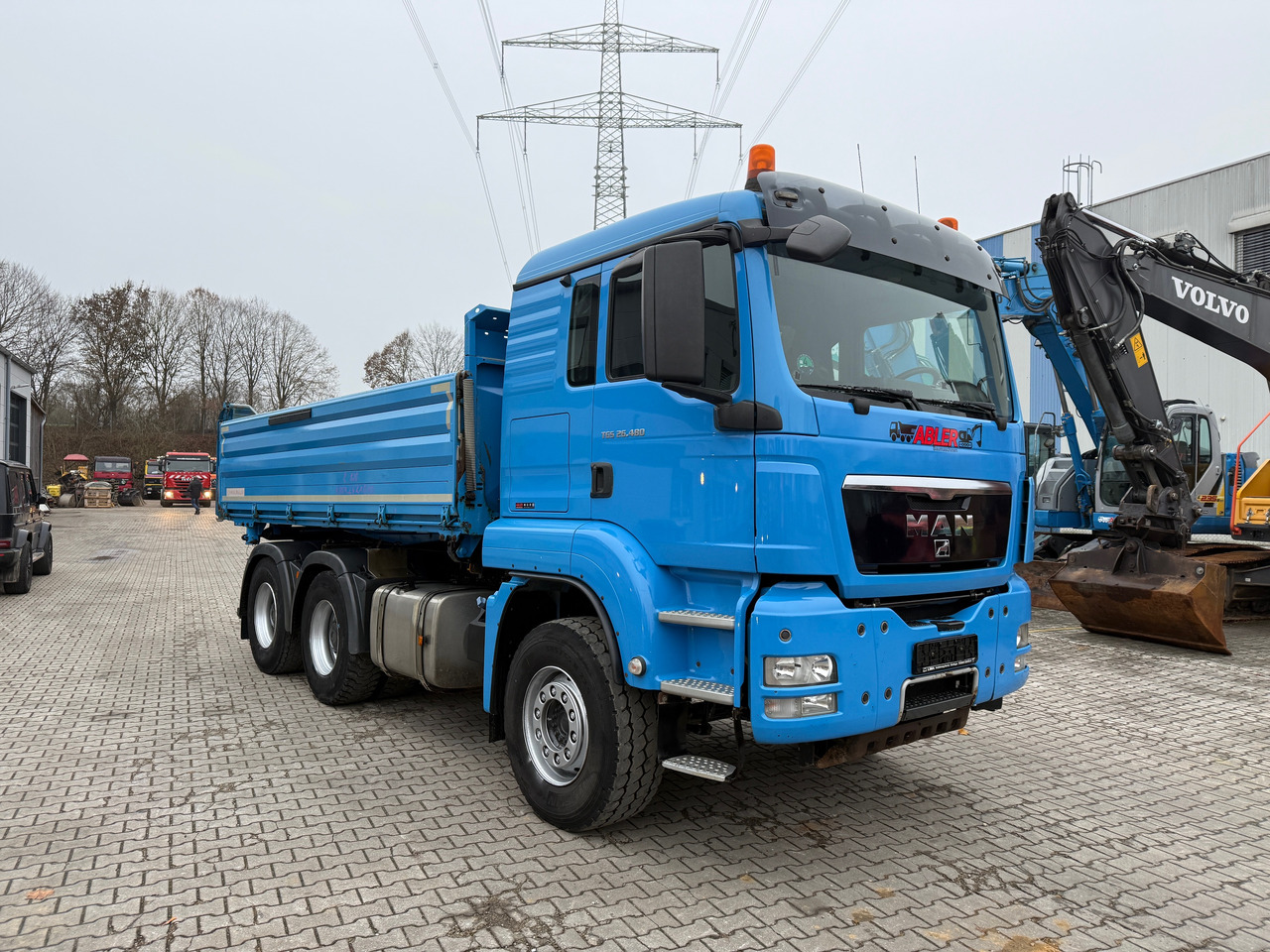 MAN TGS 26.480 3-Seiten-Kipper Retarder Klima - Billenőplatós teherautó: 3 kép. MAN TGS 26.480 3-Seiten-Kipper Retarder Klima - Billenőplatós teherautó: 3 kép.