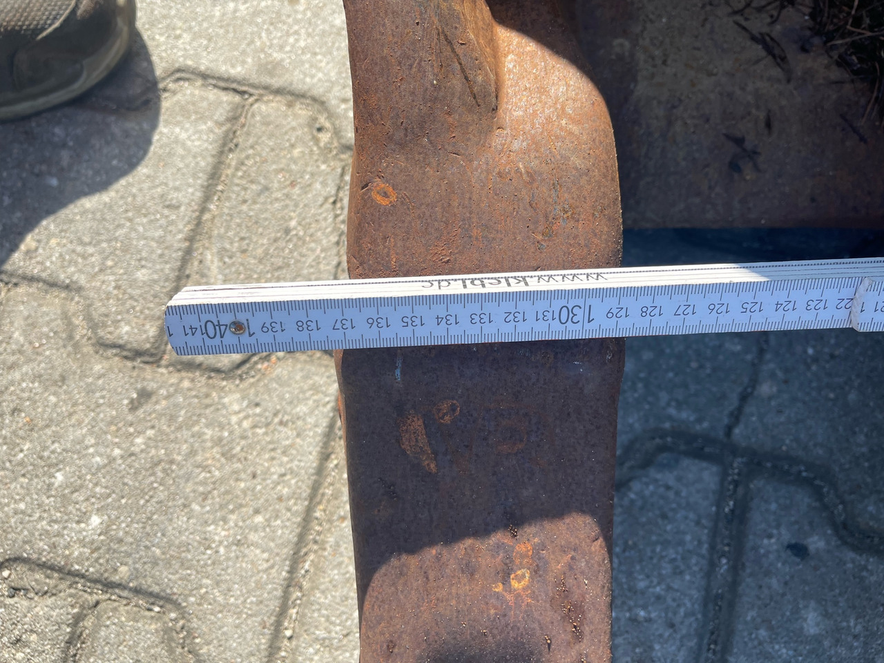 Kotró kanál - Építőipari gépek Tieflöffel 135cm: 9 kép.
